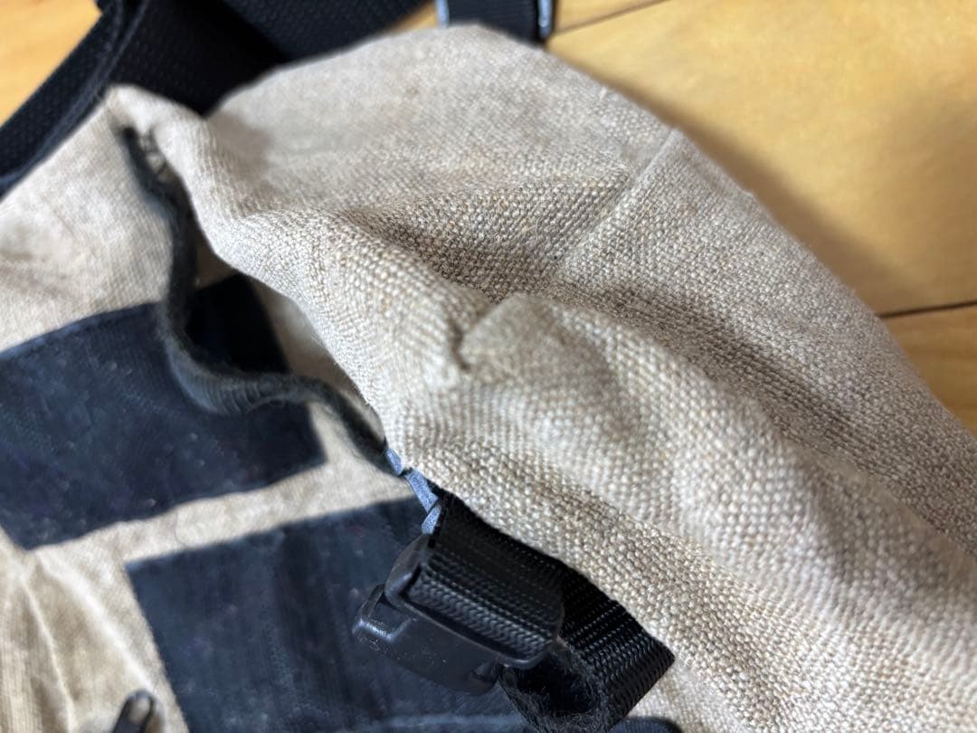 90s マナスタッシュ　アウトドア　ヘンプ　メッセンジャー　バッグ