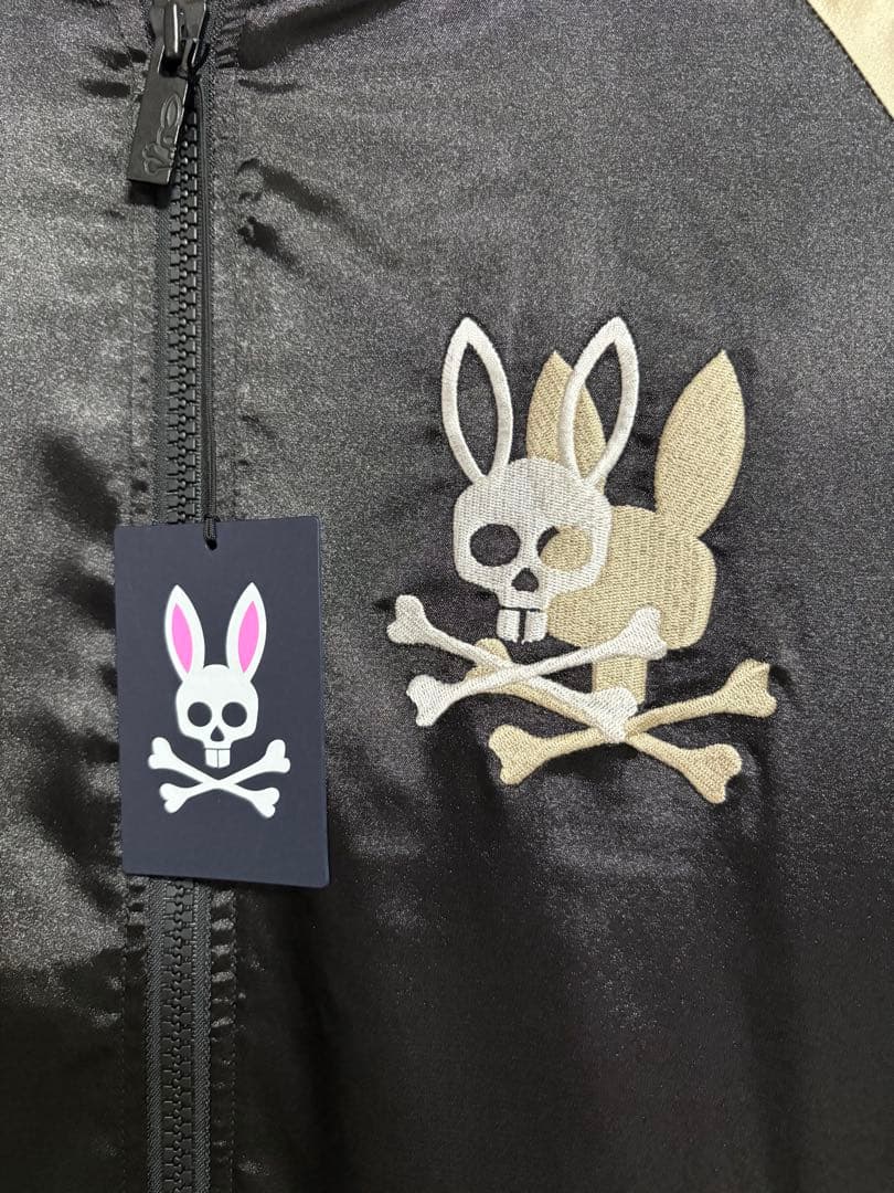 最終値下げ　SKOOKUM × PsychoBunny バニーロゴ スカジャン