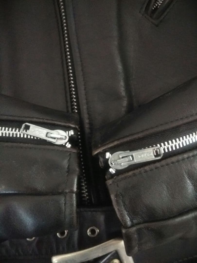 【中古】Schott ダブルライダース613 size42 70s