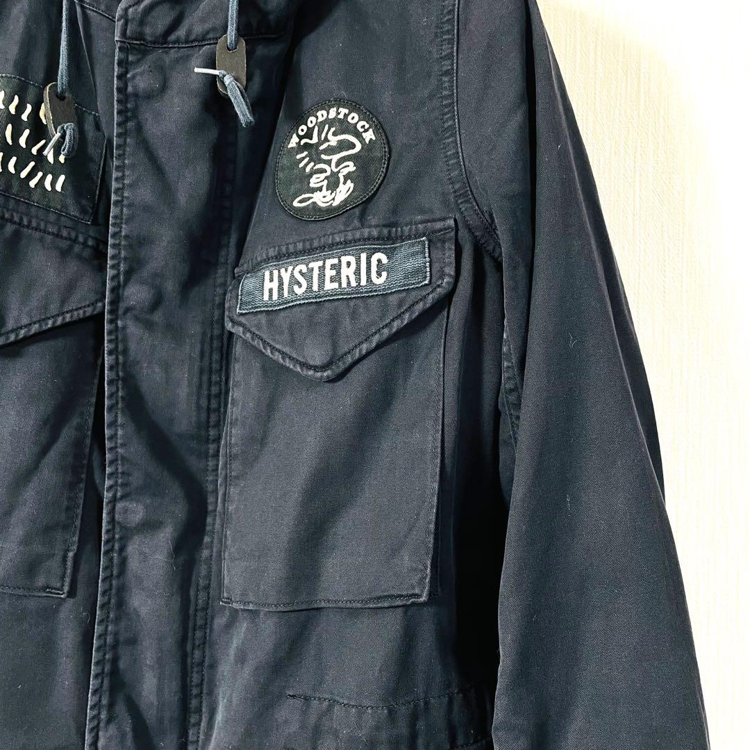 ꧁美 品꧂ ヒステリックグラマー ウッドストックコラボジャケット　M-65 黒