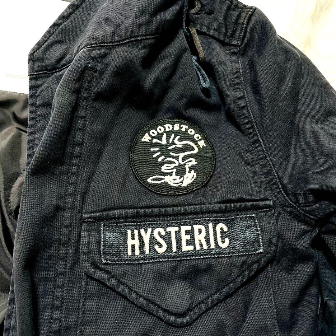 ꧁美 品꧂ ヒステリックグラマー ウッドストックコラボジャケット　M-65 黒