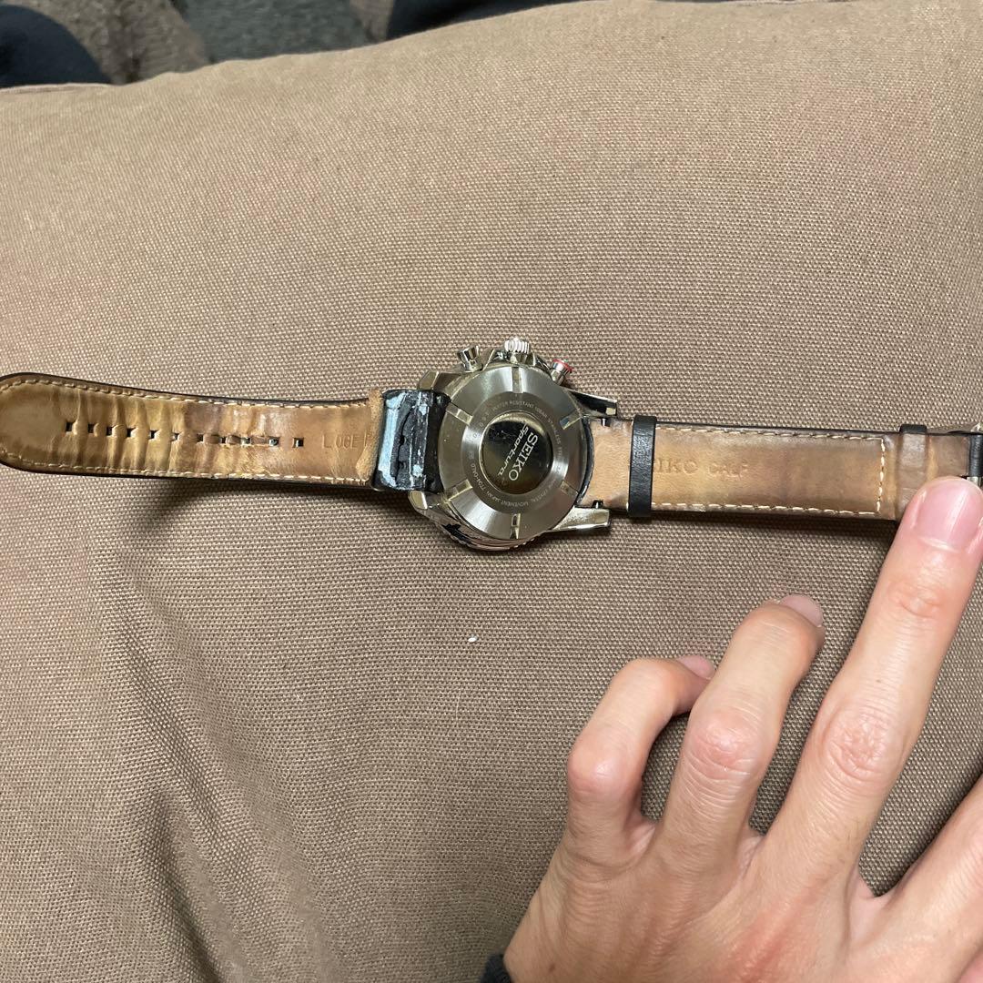 SEIKO セイコー スポーチュラ 7T04-0AL0 クロノグラフ