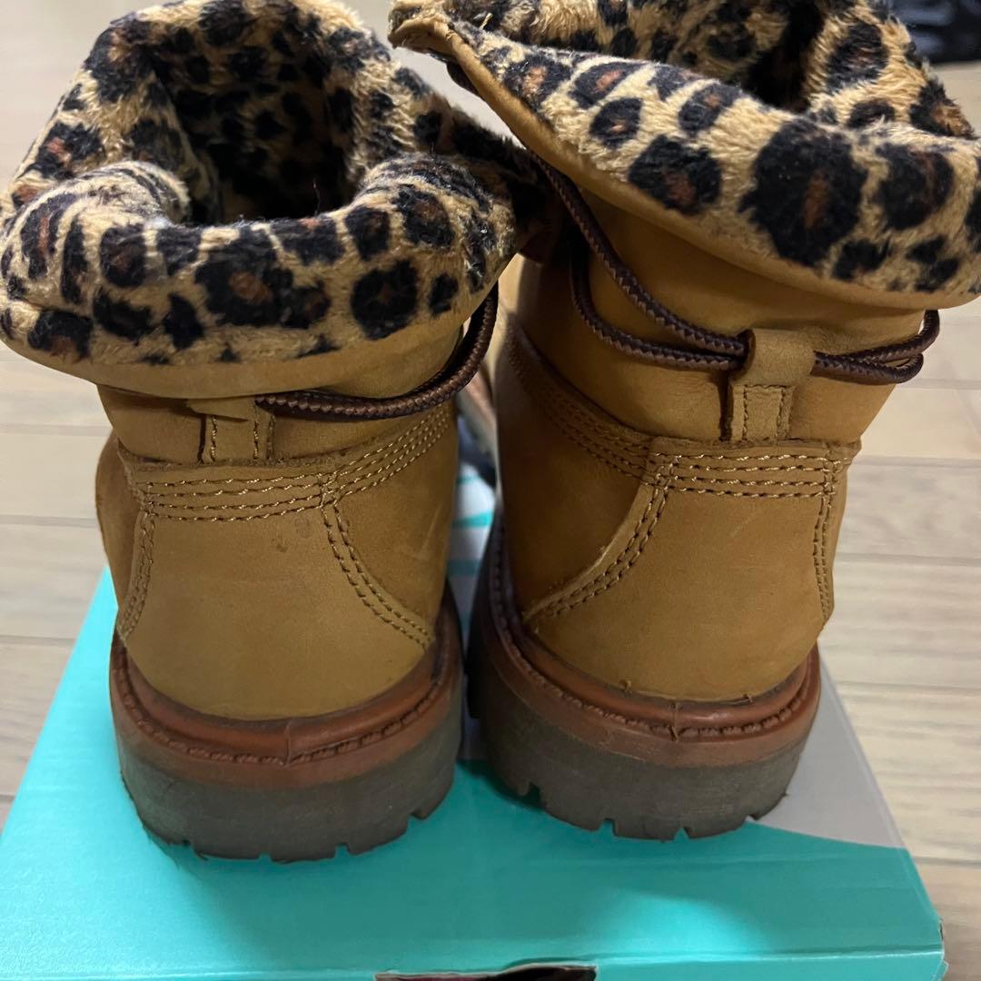 【値下げ】Timberland ティンバーランド レオパード柄 ブーツ 23cm