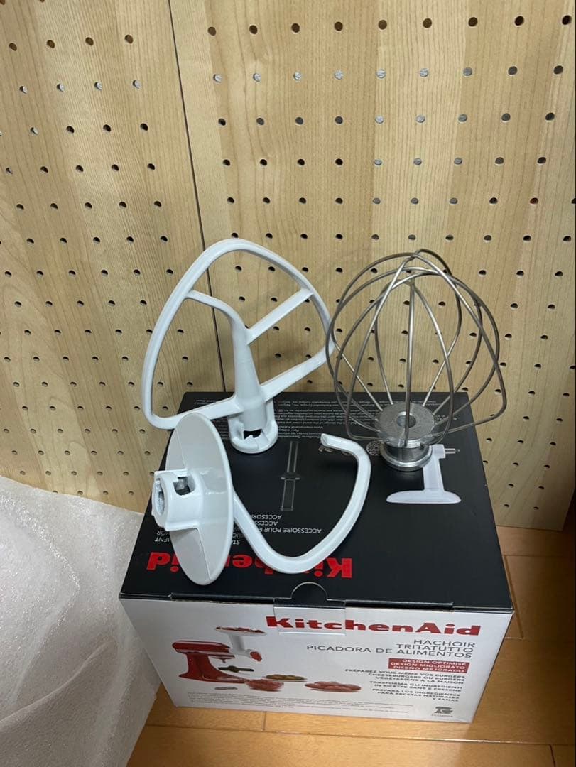 キッチンエイド　ミキサー KSM160+フードグラインダー+注入用カバー付き