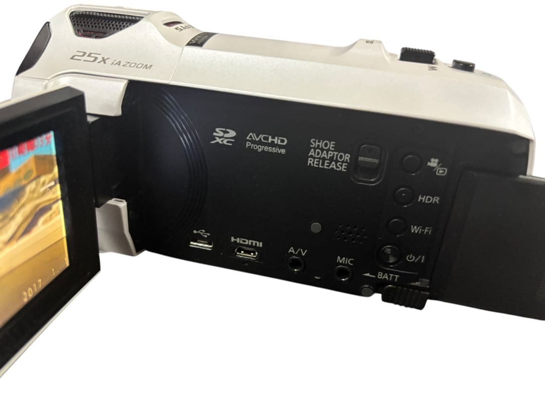 Panasonic HC-VX985M 4K ビデオカメラ ホワイト(O)