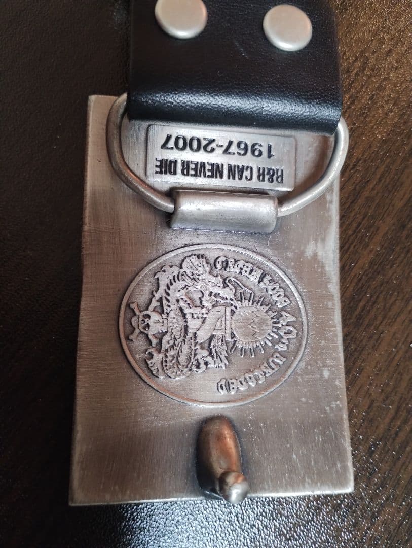 美品 CREAM SODA クリームソーダ 角ドクロ 40周年バックル＆ベルト