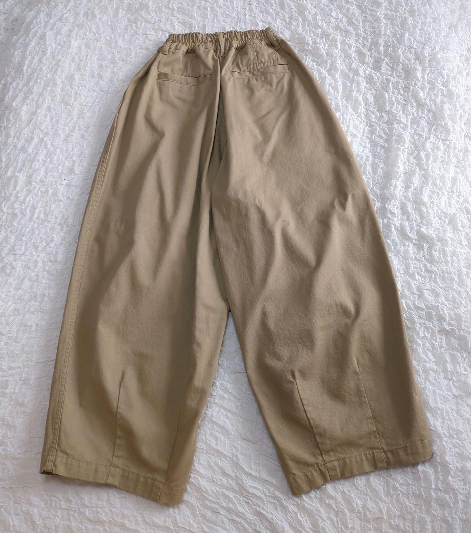美品 ハーベスティ HARVESTY サーカスパンツ カーキベージュ サイズ1