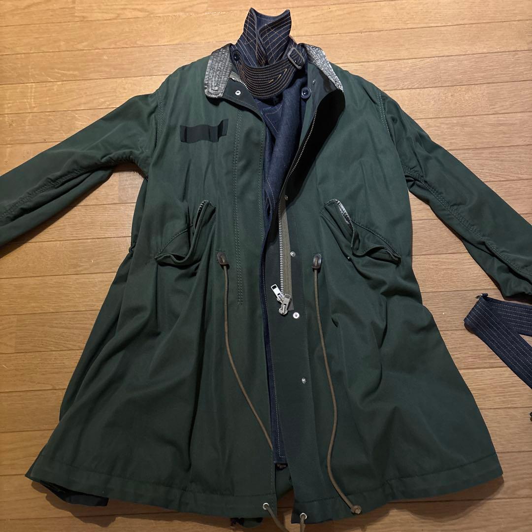 sacai モッズコート　トレンチコート　16-02416
