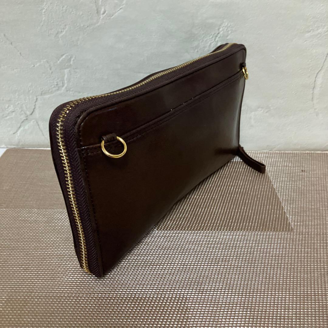PORTER.ダークブラウンレザー 長財布