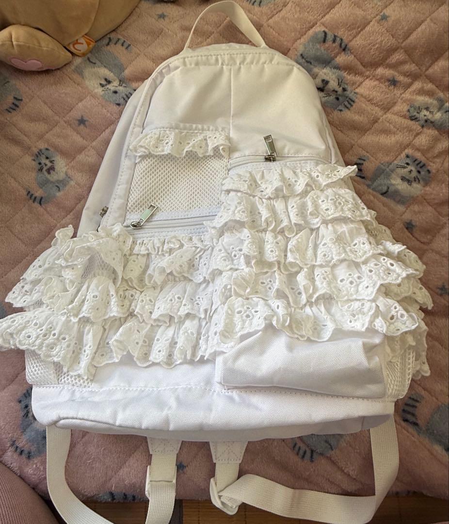 メリージェニー merry jenny Scallop lace バックパック