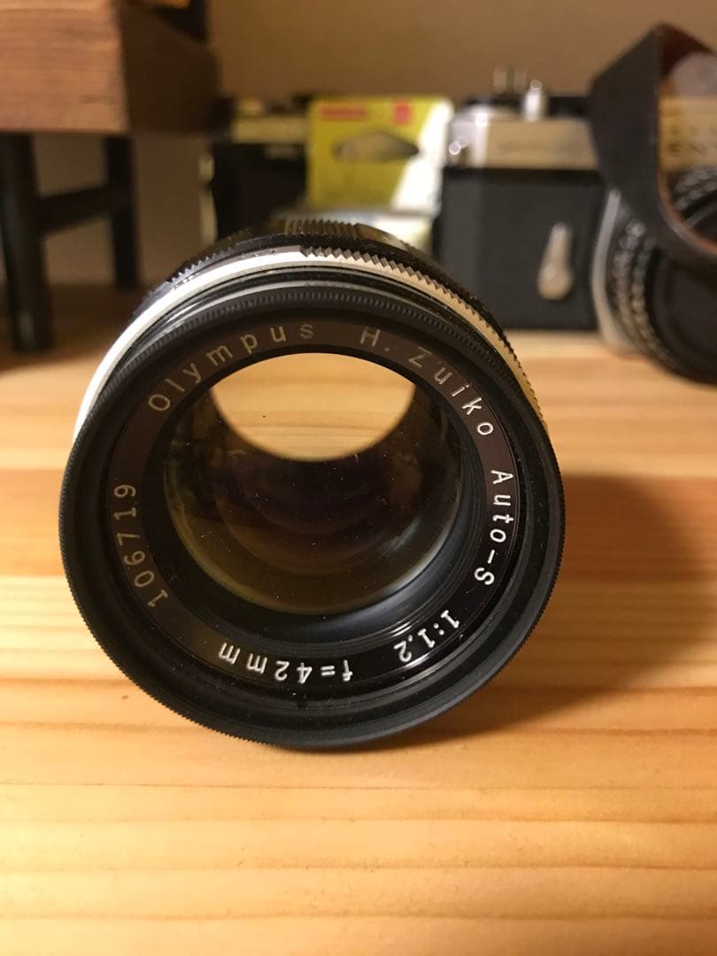 ジャンクOLYMPUS H.Zuiko auto-s 1:1.2 f=42mm