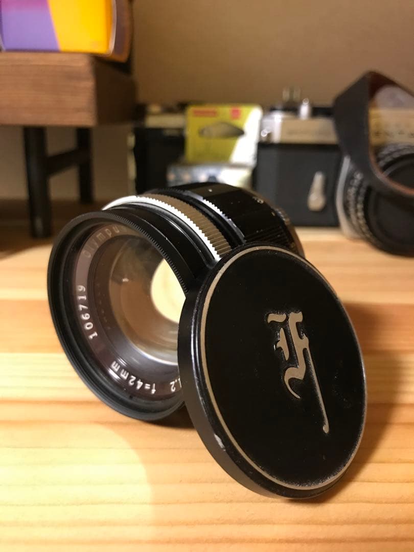 ジャンクOLYMPUS H.Zuiko auto-s 1:1.2 f=42mm