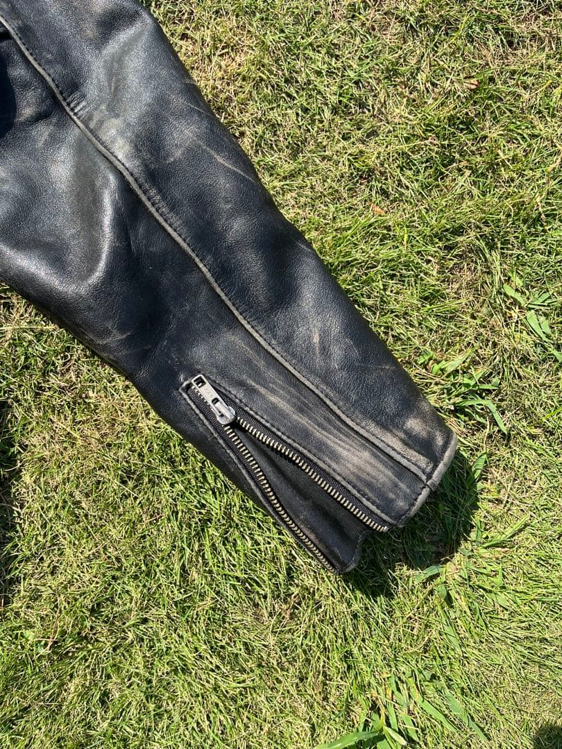 ダブルレザージャケット　ライダース　Blanded garments