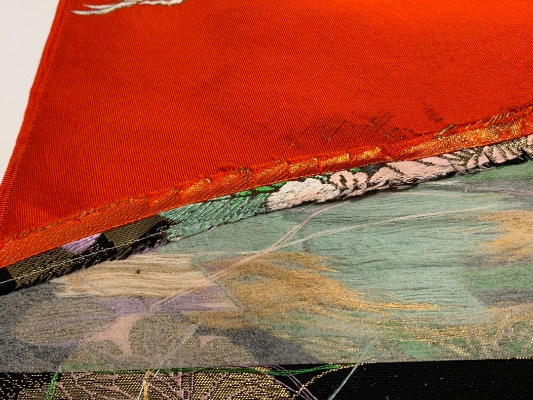 ★京都発・豪華絢爛・新品　西陣織打掛　鶴　織物・タペストリー！