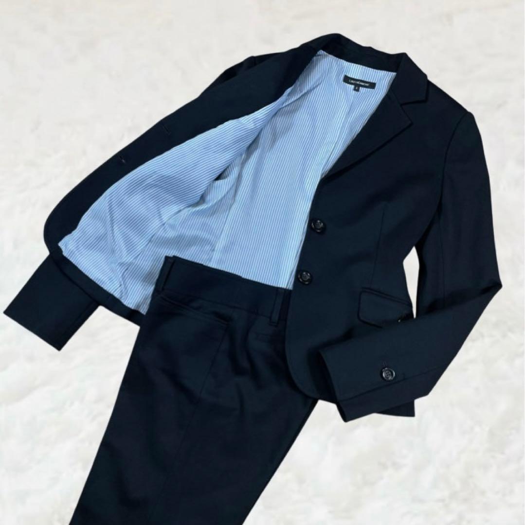 【極美品】LAUTREAMONT 美シルエット パンツスーツ 伸縮性あり
