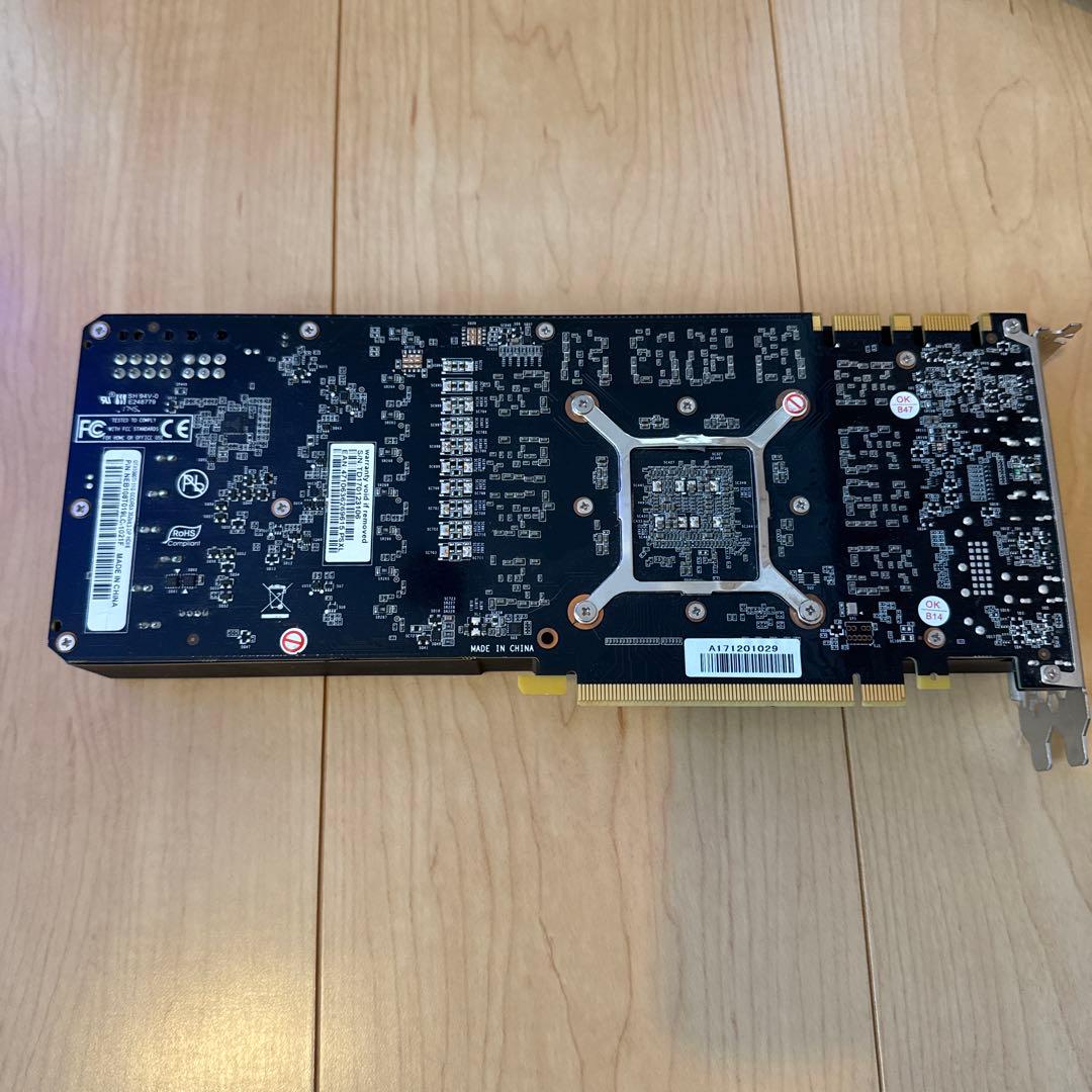 【動作確認済】Palit GeForce GTX 1080 Ti