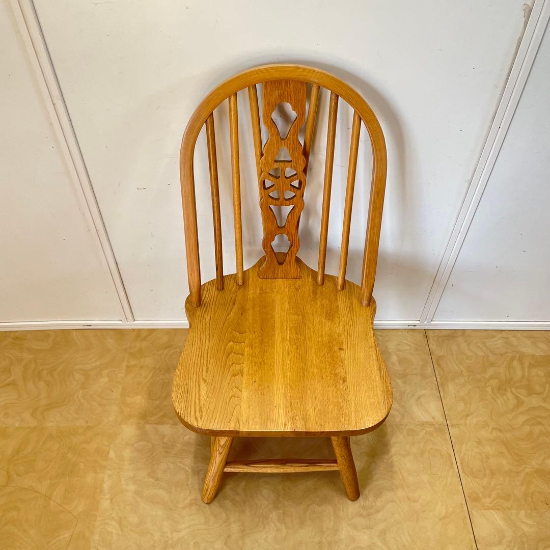 ウィンザー 回転椅子① オーク材 チェア 椅子 イス アンティーク 英国スタイル