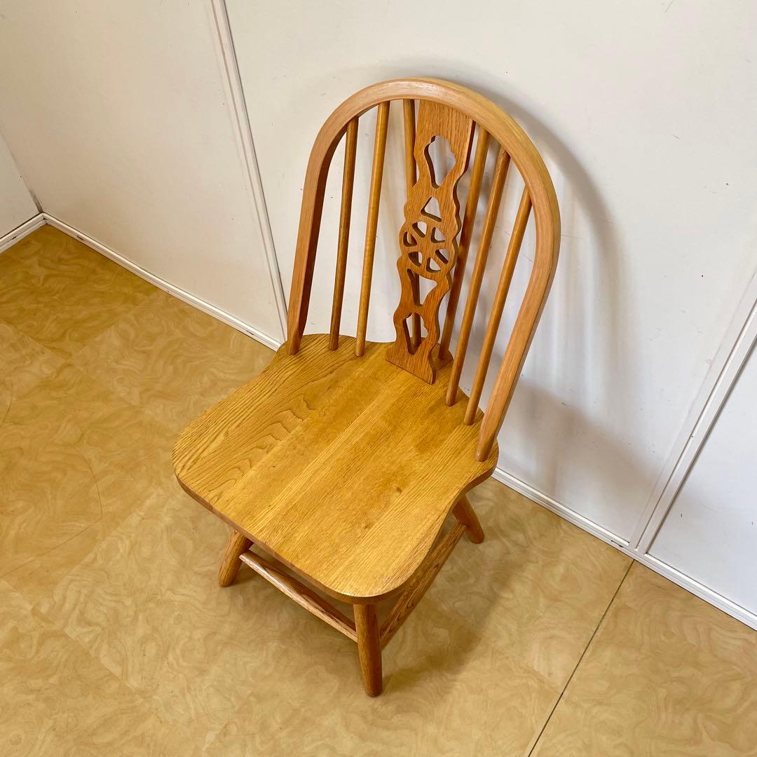 ウィンザー 回転椅子① オーク材 チェア 椅子 イス アンティーク 英国スタイル