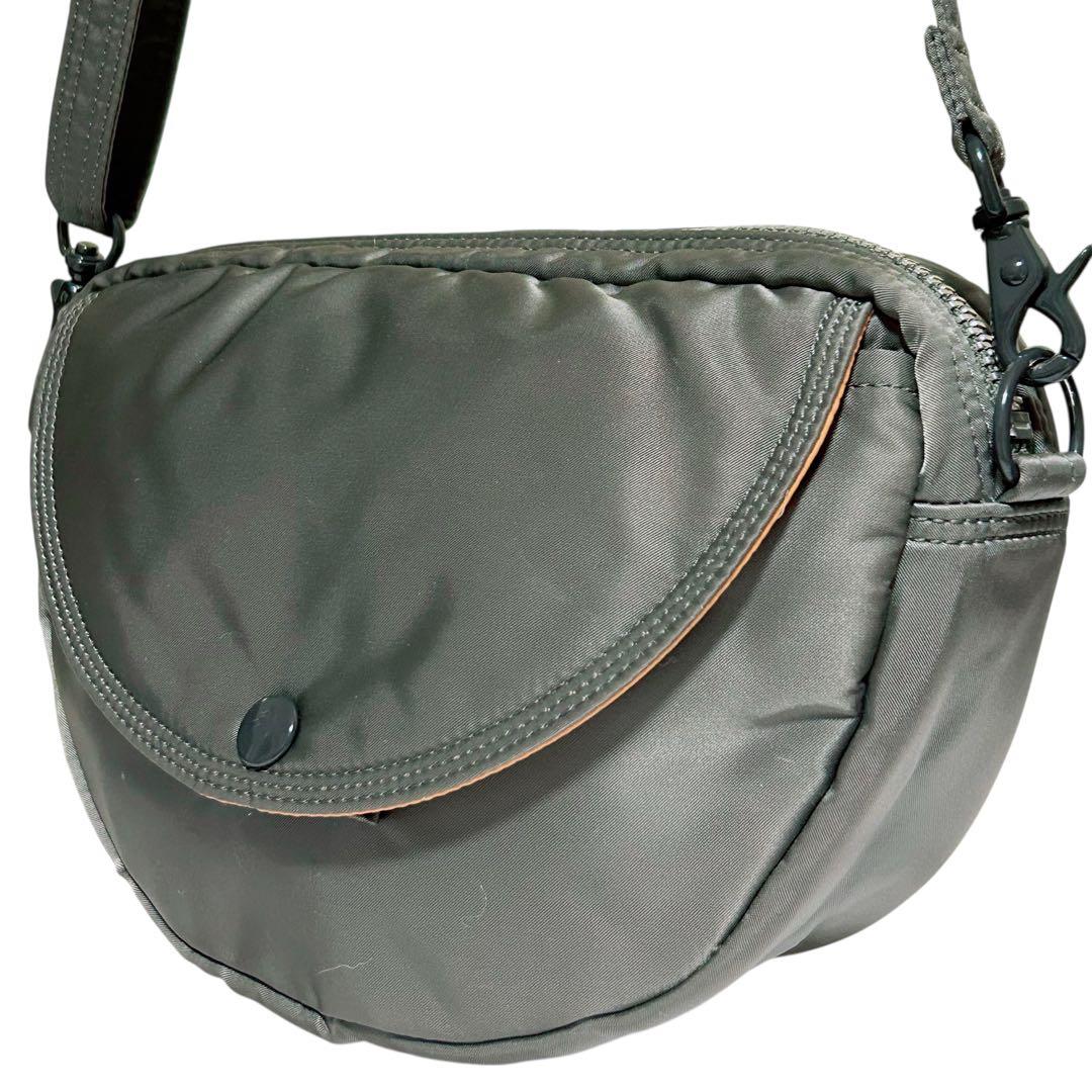 PORTER タンカー ハーフムーン ショルダーバッグ シルバーグレー 廃盤希少