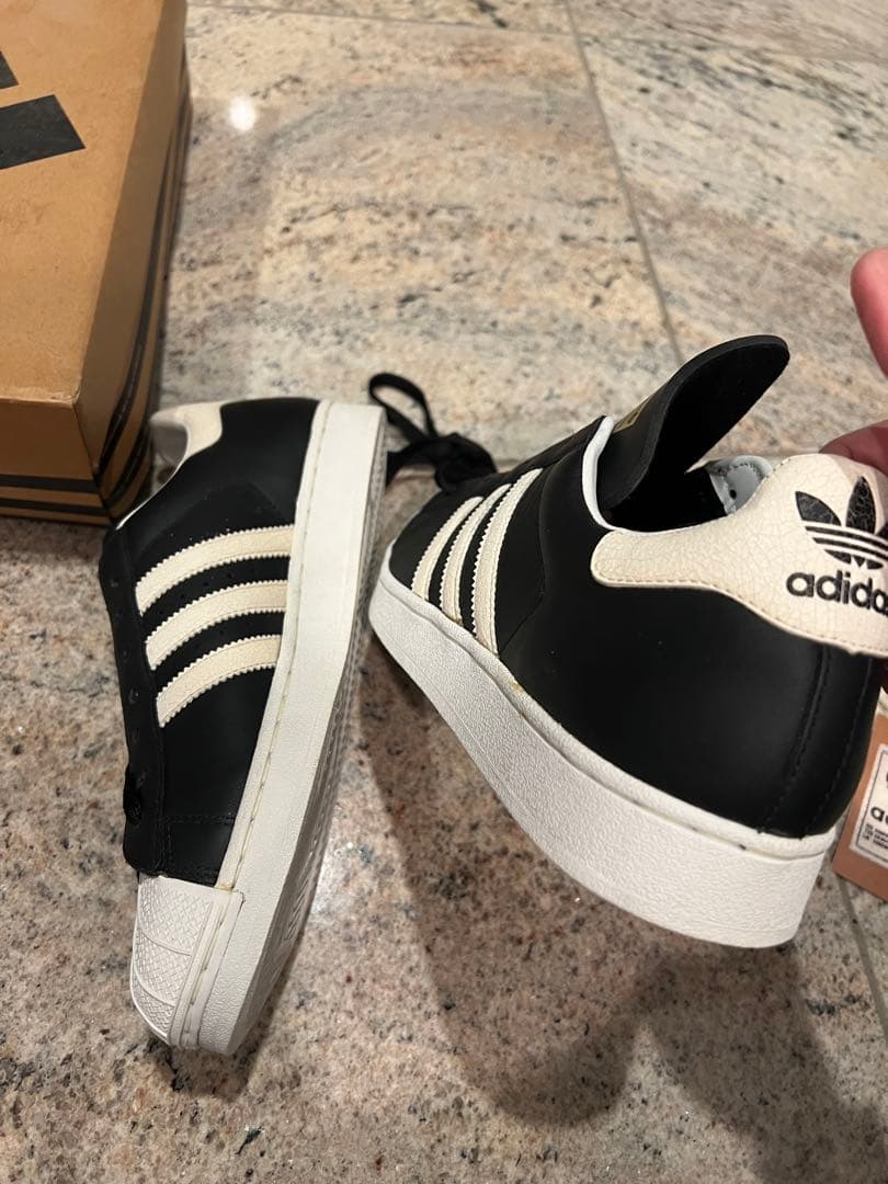 新品未使用 00s adidas SUPER STAR 662297 US9.5