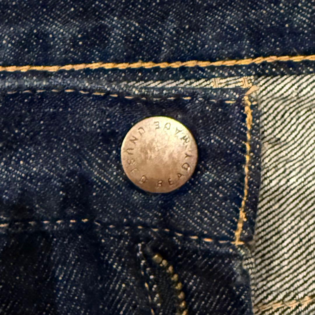 アンユーズド 未使用に近い ワンウォッシュ真紺 unused UW0636