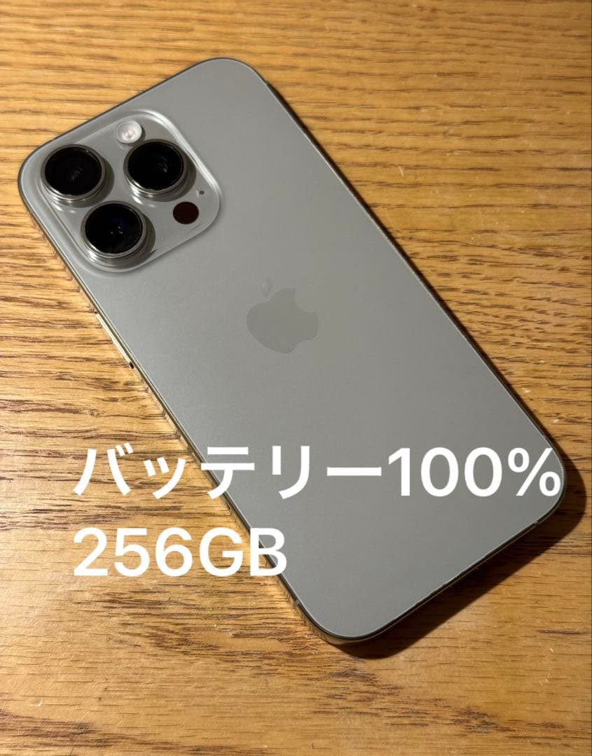 【BT100%】SIMフリー iPhone16 Pro 256GB