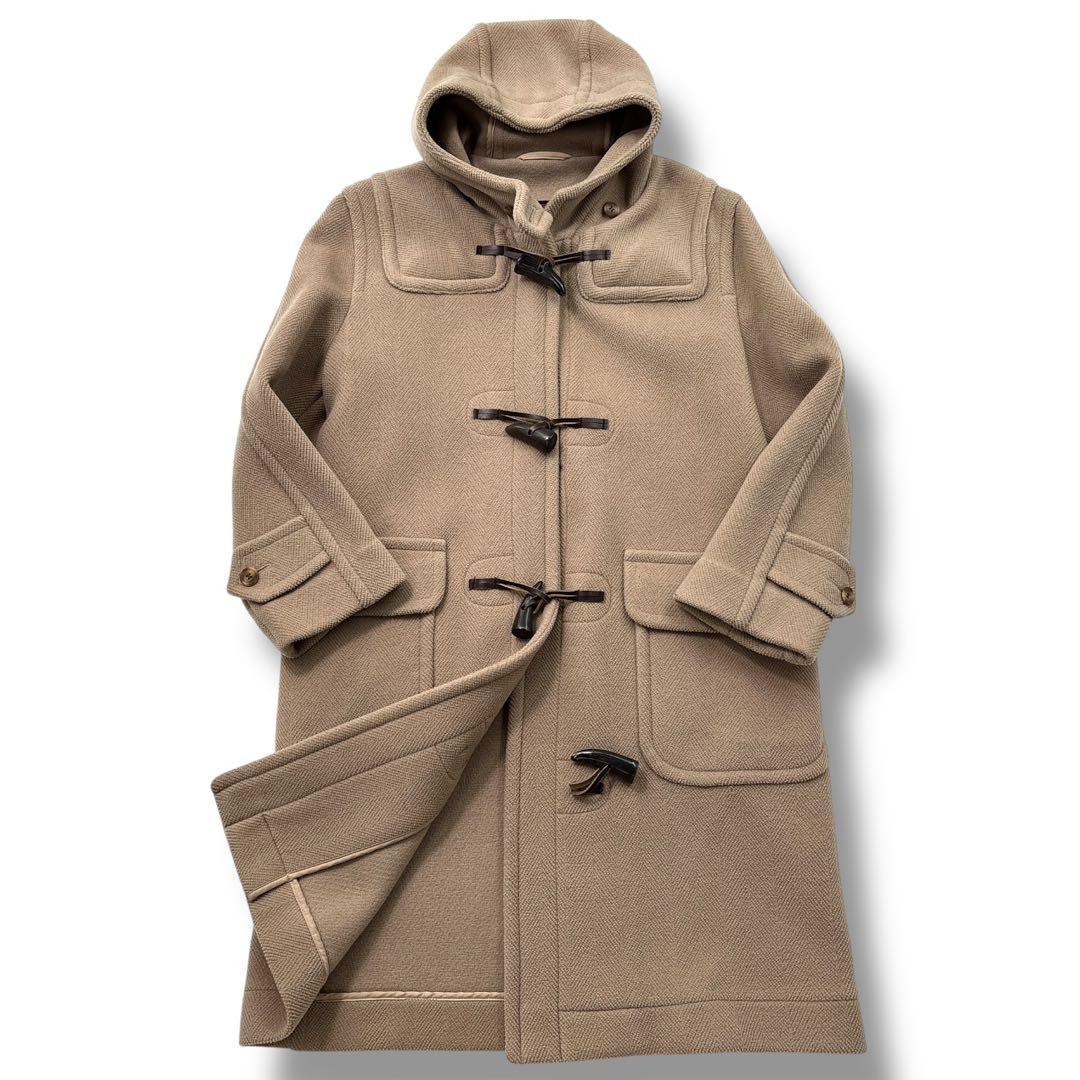 美品　OLD ENGLAND　オールドイングランド ダッフルコート ヘリンボーン
