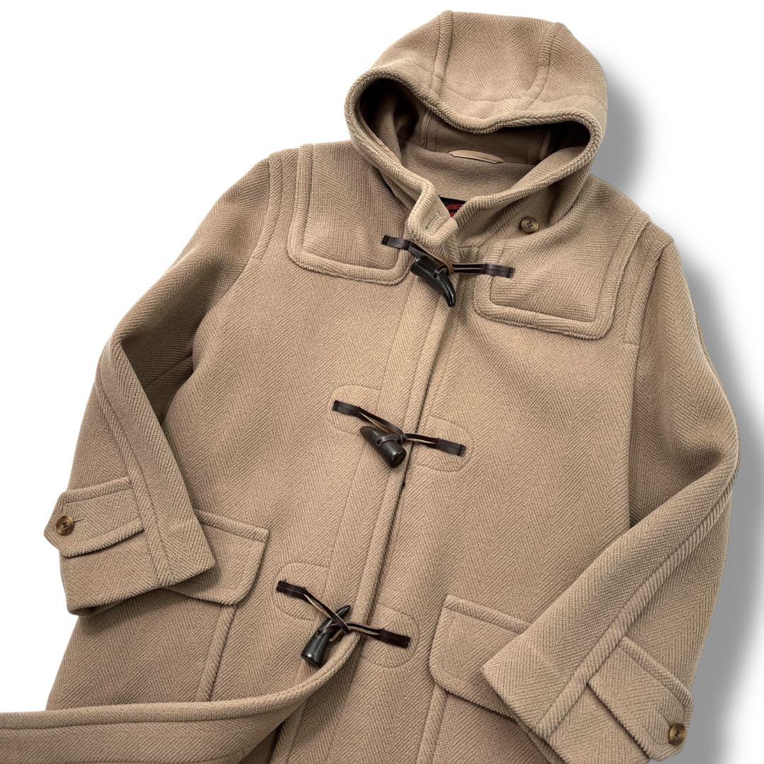 美品　OLD ENGLAND　オールドイングランド ダッフルコート ヘリンボーン