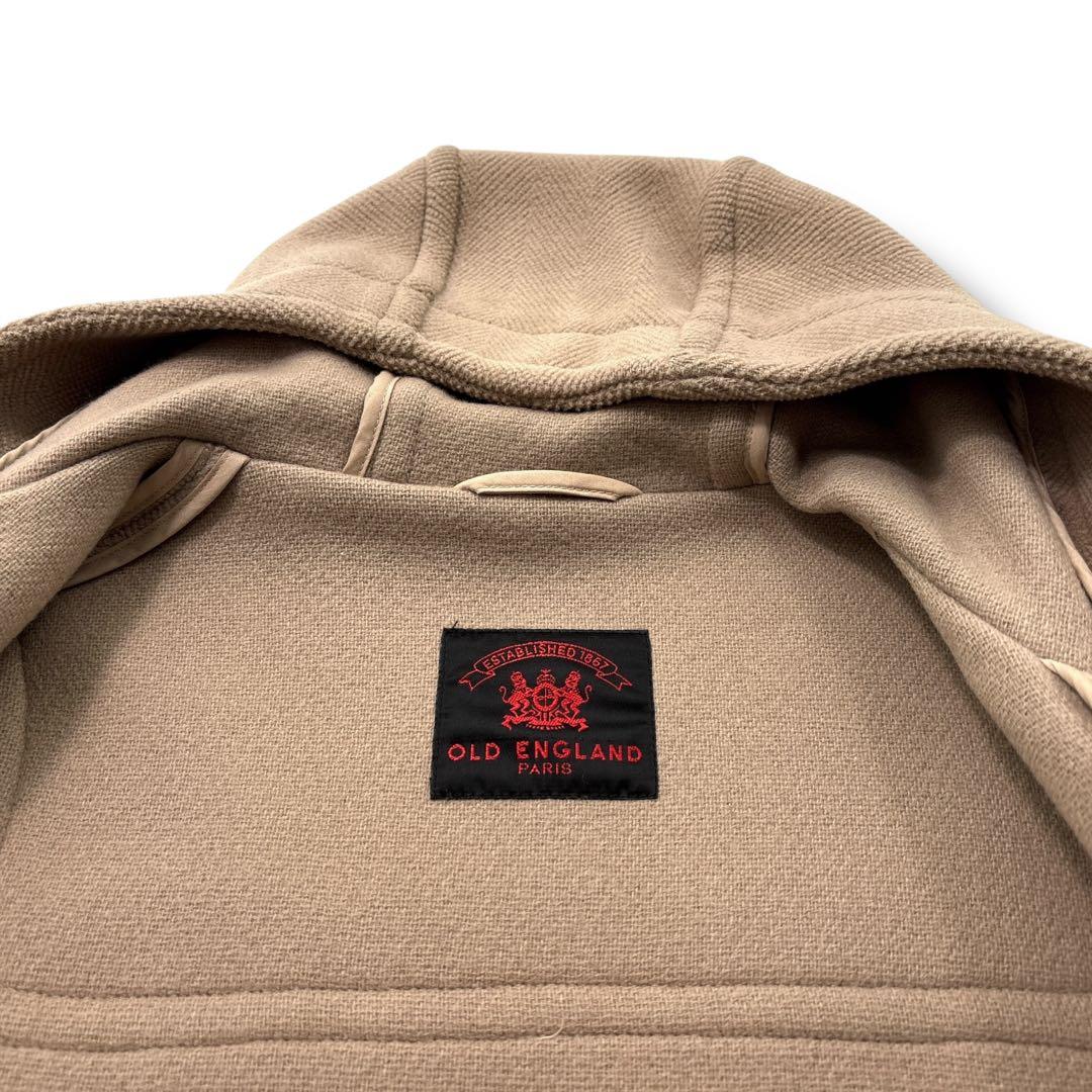 美品　OLD ENGLAND　オールドイングランド ダッフルコート ヘリンボーン