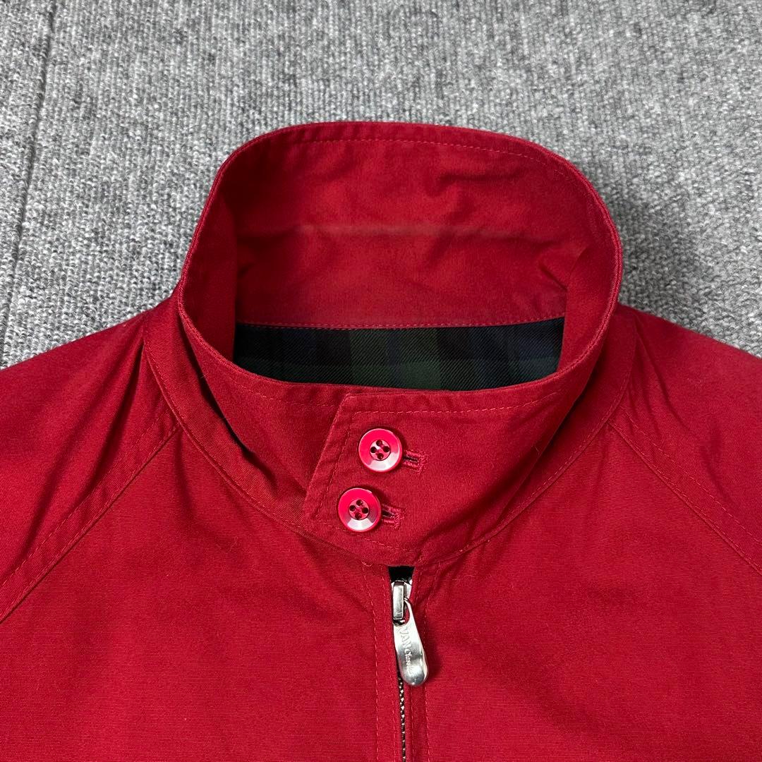 VAN JACKET ドリズラー ハリントンジャケット 赤 ビッグロゴ刺繍