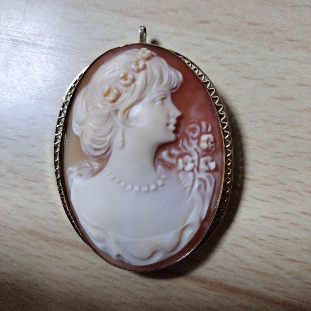 カメオブローチ‼️