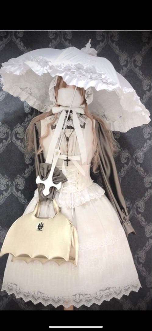 Moi meme Moitie 燭台エンブレムゲートジャンパースカート ボンネッ