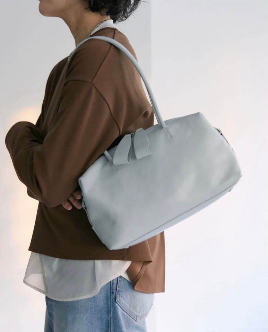 ear PAPILLONNER ロングハンドルボストンバッグ ブルー系その他4