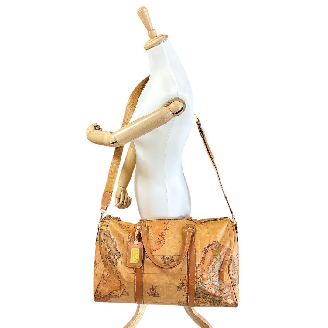 美品　プリマクラッセ　ボストンバッグ　2way　大容量　トラベルバッグ　PVC