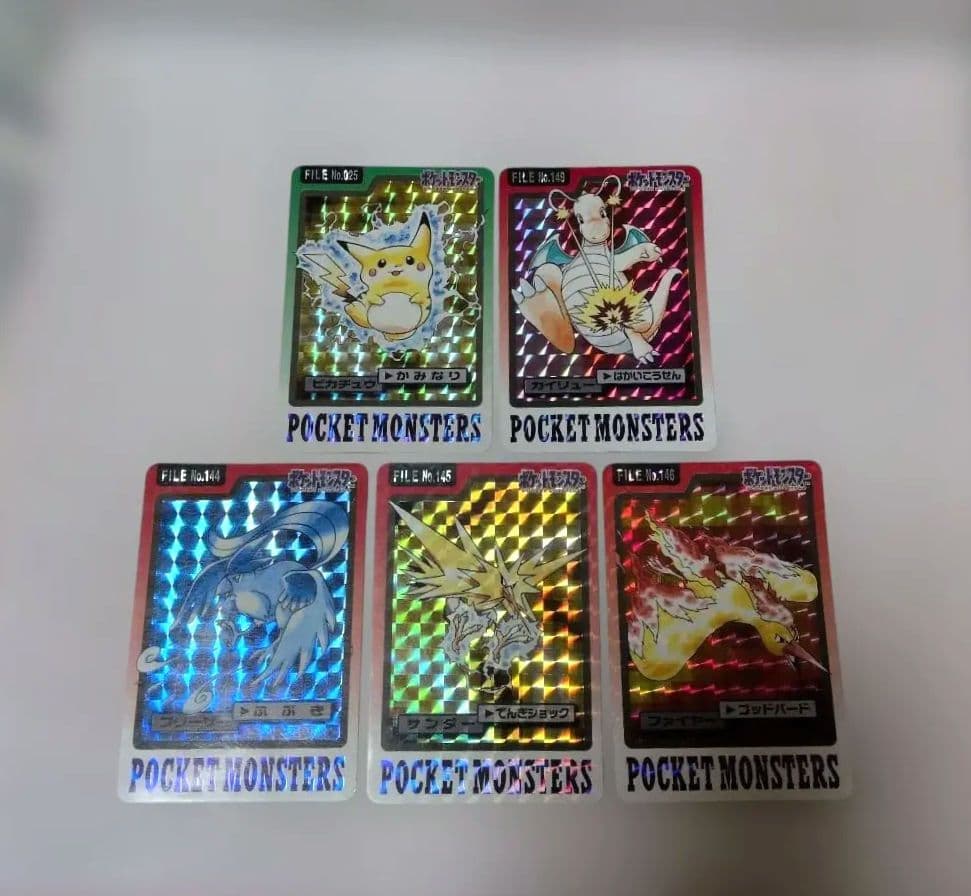 【美品 希少】ポケットモンスター ピカチュウ＆御三家＆カイリュー