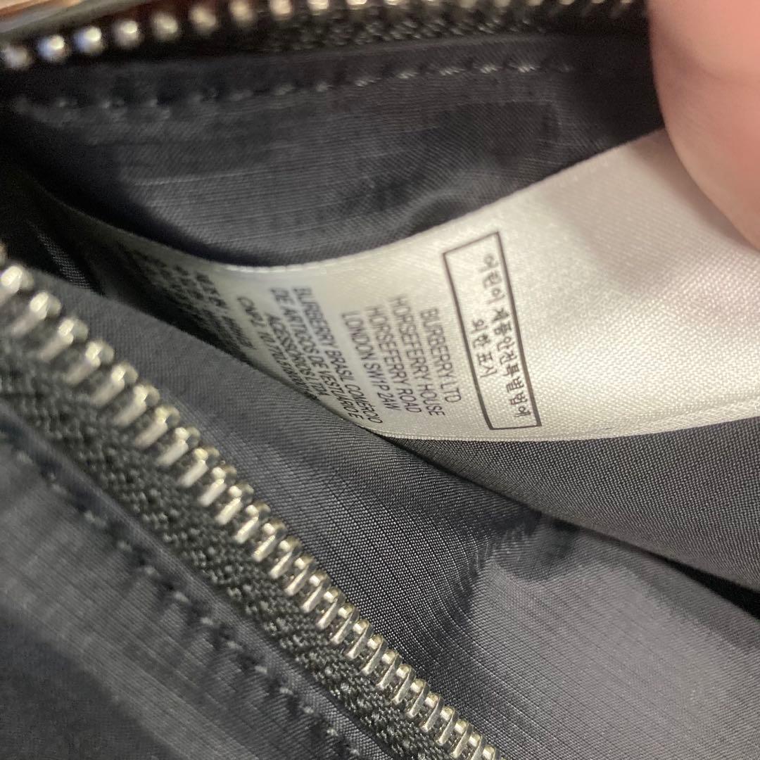 BURBERRY / アーティー ロゴ トートバッグ ショルダーバッグ ブラック