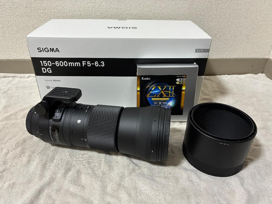SIGMA 150-600mm Contemporary EF(フィルター付き)