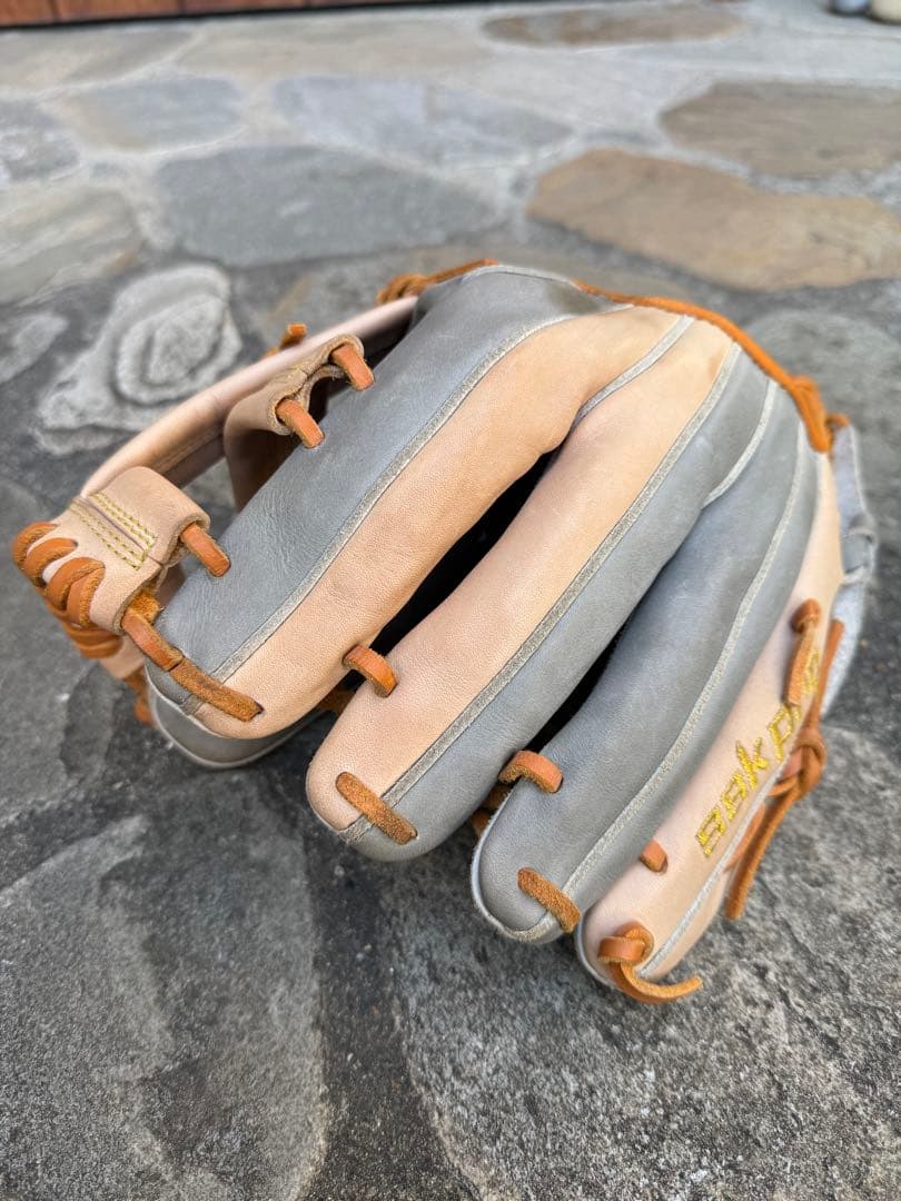 SSK Pro Edge 軟式グローブ ベージュ/グレー