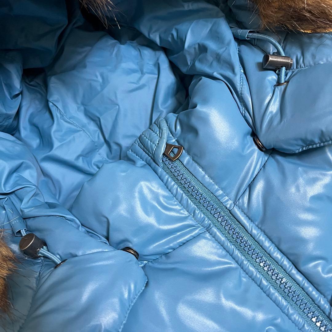 old UNIQLO ダウンジャケット　ファー　光沢　archive グランジ