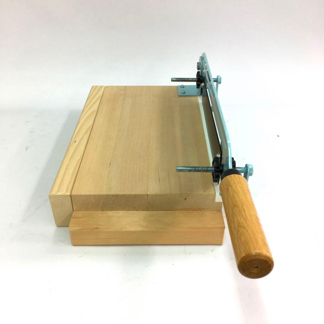 のし餅切り 日本製 青 取扱説明書付き