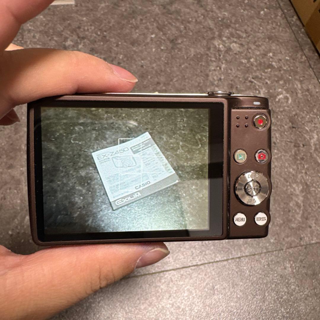 CASIO EXILIM EX-Z450 コンパクトデジタルカメラ　茶