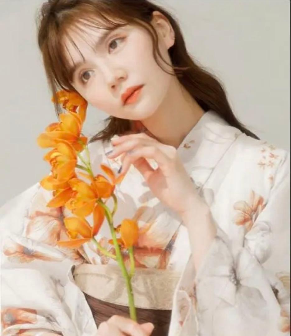 Dita ディータ浴衣5点セット(ゆかた・帯・下駄・着付けマニュアル・腰ひも)