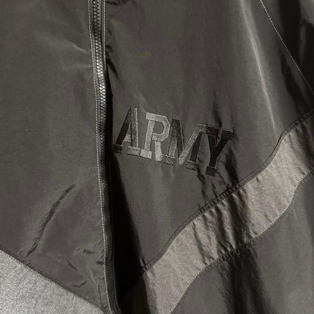 米軍U.S.ARMY IPFU フィットネスジャケット黒染め 2XL short