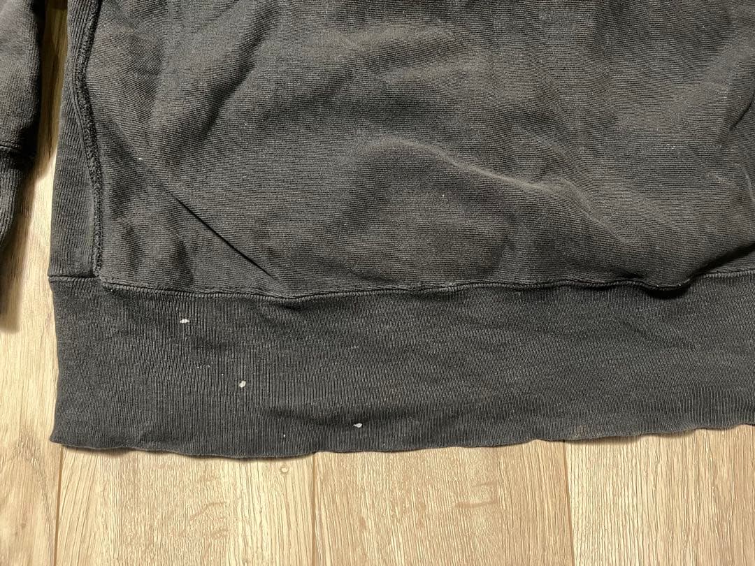 雰囲気抜群!90sビンテージチャンピオン ブラックソリッド XL 目つき USA