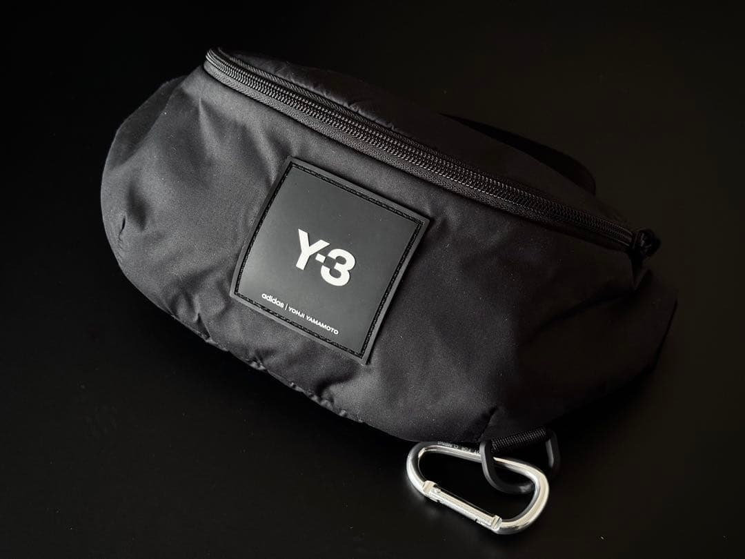 Y-3 ワイスリー　ブラック ボディバッグ　ウエストバッグ
