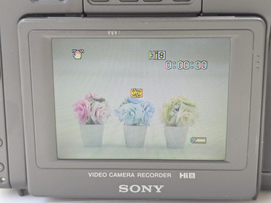 8mmテープのダビングに！ SONY ビデオカメラ CCD-SC55 03