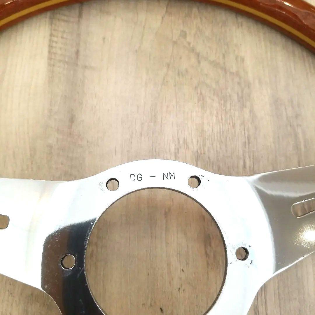 【美品】【NARDI】ナルディウッド&ポリッシュスポーク/【当時物】37Φ