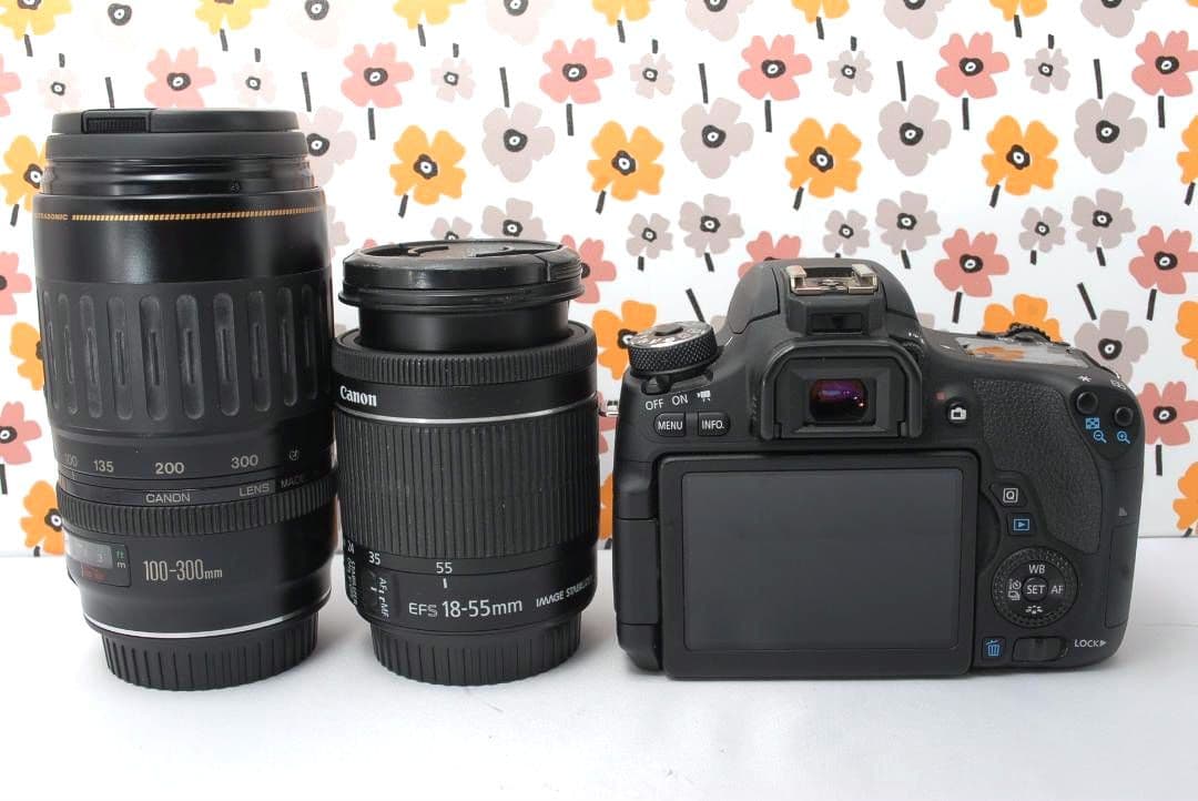 ❤Canon 8000D❤超望遠レンズ❤Wi-Fi搭載でシェア❤一眼レフ❤美品❤