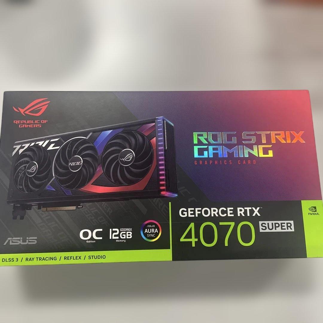 グラフィックボード・グラボ・ビデオカード ASUS ROG STRIX GAMING RTX 4070 SUPER