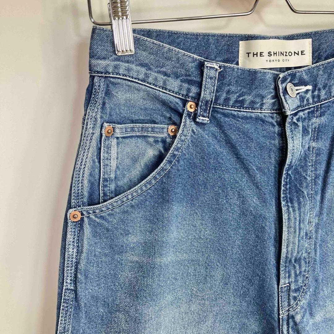 THE SHINZONE TOOL DENIM PANTS ブルー サイズ36